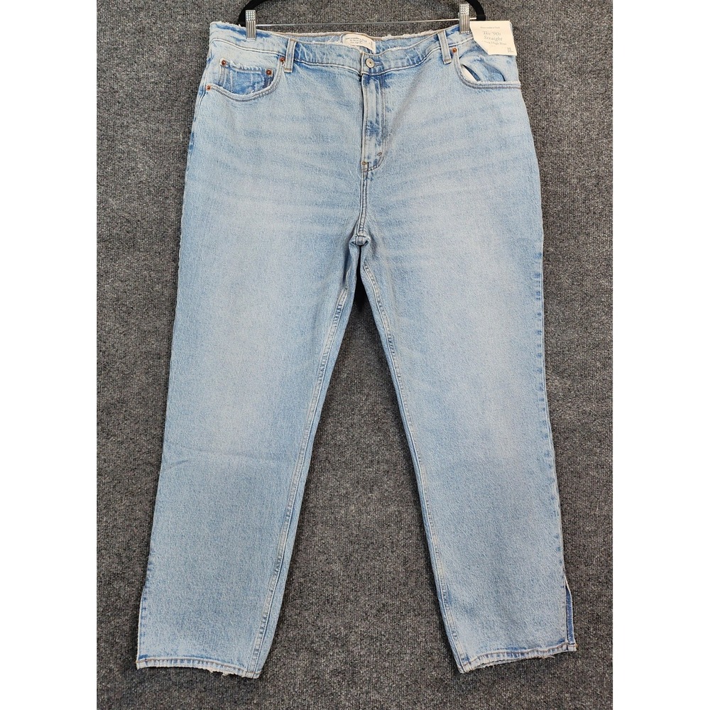 Abercrombie &‎ Fitch 90s Straight Women Y2K Grunge Jeans 35 20S NWT